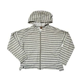 Tea Collection Striped Hoodie Jacket Size 7